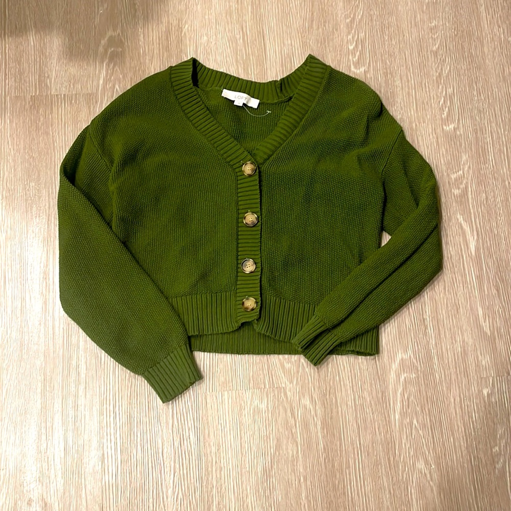 Loft cropped cardigan